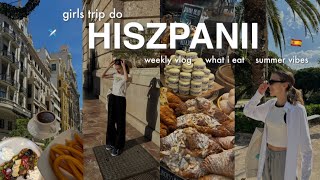 lecimy do hiszpanii ⭑ weekly vlog girls trip amp jedzonko [upl. by Yadnil695]