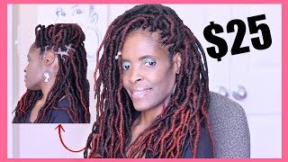 HOW TO GET NATURAL LOOKING FAUX LOCS►CROCHET METHOD NO WRAPPING [upl. by Aisanahta346]