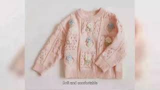 knit sweater makersweater design for baby girlsweaters from china [upl. by Genni]