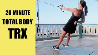 TRX FULL BODY WORKOUT 15  20 MINUTES IN PARADISE [upl. by Brezin]