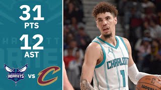 LaMelo Ball DoubleDouble Highlights vs Cavaliers  November 17 2024 [upl. by Norehc]