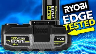 Are Ryobi Edge Batteries Worth It Ryobi Edge Battery TESTED [upl. by Maharg]