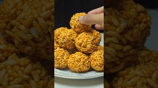 Murir Moa Recipe shorts food moa laddu [upl. by Howlyn]