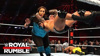 Randy Orton RKOs Nia Jax after she dominates the Mens Royal Rumble Match Royal Rumble 2019 [upl. by Forsta]