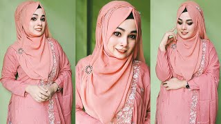 Gorgeous Hijab style with Selwer Kamiz by Tania [upl. by Lorianne910]