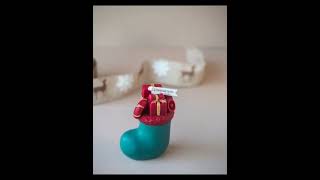 handmade craft boots shape candlechrismas gift candles chrismasdecoration [upl. by Nalon]