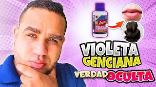 VIOLETA DE GENCIANA PARA EL CABELLO  PARA MATIZAR  PARA LA BOCA  PARA PERROS  HERIDAS ABIERTAS [upl. by Asseralc]