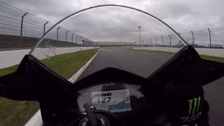 When you think you are fastand then Valentino Rossi pass you like a boss WET and COLD track [upl. by Salokkin]