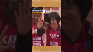 Inilah momen serve pemain Kanoa lauleas fukuoka mengenai kepala rekan setimnya  Red spark vs Kanoa [upl. by Mistrot200]