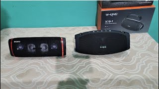 Speakers Sony SRS XB43 VS WKING X101 [upl. by Sloane]