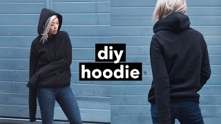 DIY Hoodie from Scratch  WITHWENDY [upl. by Daahsar]