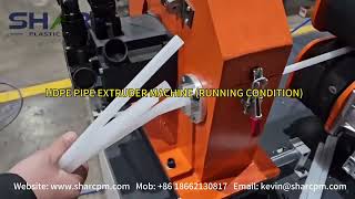 HDPE PIPE EXTRUDER MACHINE FOR THAILAND [upl. by Nwahsem]