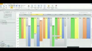 Using Outlook to Create Staff Schedules [upl. by Siravaj]