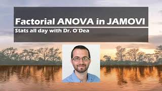 Run that stat  Factorial ANOVA in JAMOVI [upl. by Enetsuj]