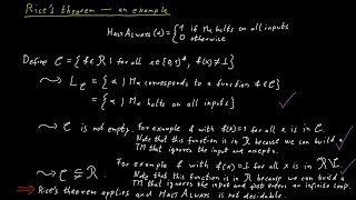 Using Rices Theorem [upl. by Eiramannod]