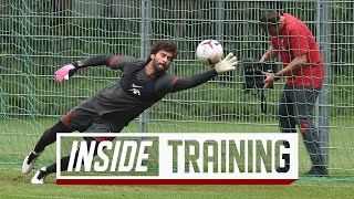 Inside Training Brilliant goalkeepers session and fastpaced finishing [upl. by Crichton]