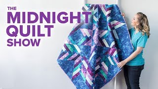 Angela’s FREE Braided Star Quilt Pattern S6E9 Midnight Quilt Show with Angela Walters [upl. by Milt583]