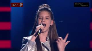 Sia  Unstoppable Iveta The Voice Kids Russia 2017 [upl. by Yrred]