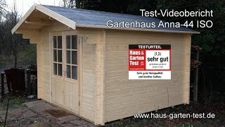 Testvideo gartenhausgmbhde quotAnna44 ISOquot Aufbau [upl. by Jaehne]