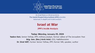 Israel at War JPPI’s Inside Analysis  Episode 57 [upl. by Geiger]