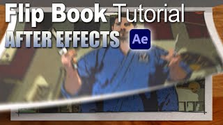 3D Flip Book Effect Tutorial Make a Flipbook Animation  After Effects [upl. by Staley881]