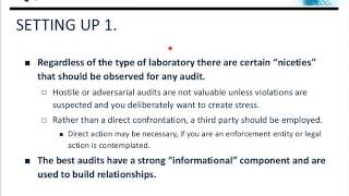 Auditing Analytical Laboratories for FDA Compliance [upl. by Dolores854]