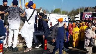 Thousands take part in Wolverhampton Vaisakhi procession [upl. by Yesoj]