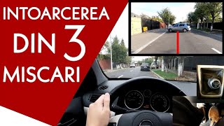 INTOARCEREA DIN 3 MISCARI  SFATURI TRASEU AUTO INCEPATORI [upl. by Nylarahs471]