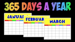 How many days in a year 365 Days in a Year Song [upl. by Ludovick]