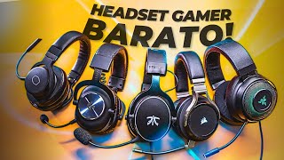 TOP 10 MELHORES Headset Gamer BOM e BARATO Custo Benefício 2024 Áudio e Microfone INCRIVEL [upl. by Nyloc646]