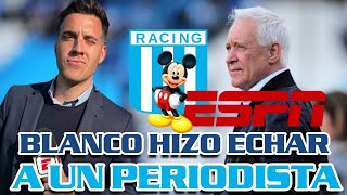 El presidente de Racing dejó sin trabajo a un cronista de ESPN  No se bancó las críticas [upl. by Okemak]