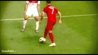 Cristiano Ronaldo vs Hamit Altintop vírgula Portugal x Turquia [upl. by Salokkin553]