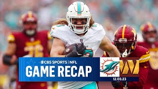 Dolphins offense OVERWHELMS Commanders  Game Recap  CBS Sports [upl. by Elle798]