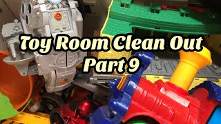 A Hoarders Heart Toy Room Clean Out Part 9 Learning to organize the Playroom [upl. by Ednalrym]