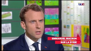 Les grandes phrases de Macron au JT de TF1 [upl. by Spears781]