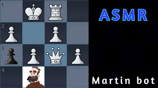 ASMR Chess Playing against a beginner bot  random noises [upl. by Silra16]