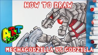 How To Draw Godzilla  Sketch Tutorial [upl. by Aydin430]