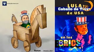 Brasil fica irrelevante para BRICS depois do vexame da ausência de Lula o Cavalo de Troia dos EUA [upl. by Lucita816]