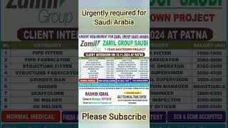 Zamil Company Saudi Arabia  Zamil Company job interviewSaudi Arabia job vacancy 2024jobs in India [upl. by Anyad600]