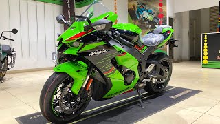 Kawasaki Ninja ZX10R 2023  VFM Litre Class Superbike  Detailed Review with Exhaust Note [upl. by Osanna]