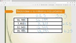 Redondeo de decimales [upl. by Hardigg]