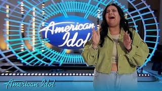 Nicolinas Idol Stunning Audition Gets All 3 JUDGES ON THEIR FEET [upl. by Anahsor]