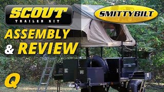 SmittyBilt Scout Trailer and Tent Assembly amp Overview [upl. by Clorinde]