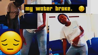 MY WATER BROKE PRANK ON MY BROTHER😅😅he was scared [upl. by Jeaz]