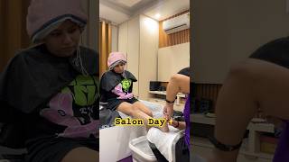 Salon Day✨ youtubeshorts shorts minivlog [upl. by Pierrepont]