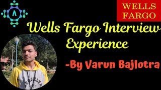 Wells Fargo Interview Experience  Software Development Engineering Internship  alGOds [upl. by Sunil618]