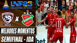 Cascavel X Atlântico  SEMIFINAL  Jogo de Ida  LNF 2023 27112023 [upl. by Anaxor]