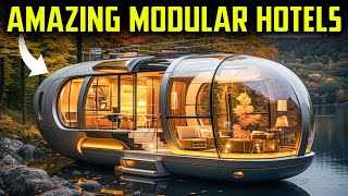 12 Fantastic Modular Hotels In the World Capsule Hotel [upl. by Foster50]