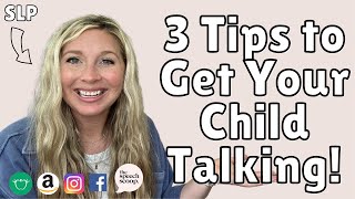 TODDLER SPEECH THERAPY TIPS FOR AT HOME Expressive Language Delay Tips for Late Talking Toddlers [upl. by Kimbra]