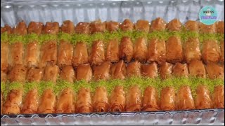 Baklawa Rolls  Baklava Turc FACILE et RAPIDE à la pâte à filo 👌 [upl. by Garrick212]